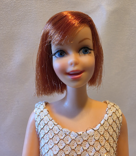 VTG 1st issue 67' Brunette Casey doll with Oxidized Copper Red hair in OSS/stand - Picture 7 of 24