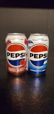 Pepsi Prebiotic (2) Cans Regular & Cherry Vanilla New Sealed Not Released Store