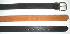 1 Men's Brown REAL Leather Belt Pick Your Size Medium Lrg Extra Large XXL 1.25"