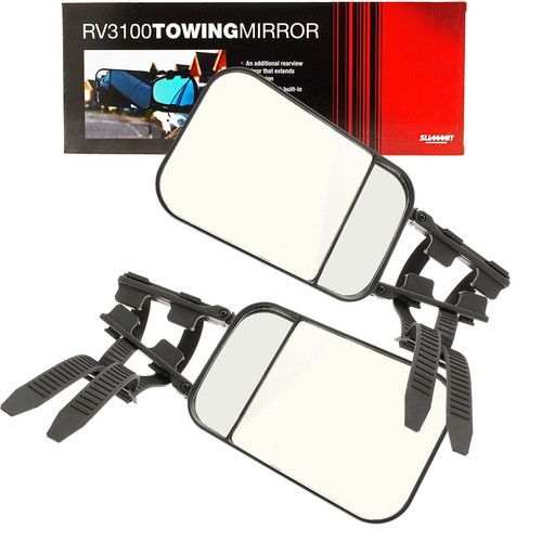2x Caravan Towing Mirrors Car Van Wing Mirrors Extension Mirror Pair
