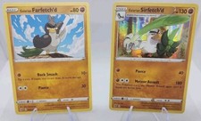 Galarian Sirfetch'd 095/192 RARE Holo 094/192 Farfetch'd Rebel Clash TCG Card