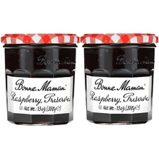 Bonne Maman 100% All-Natural Raspberry Preserve Made In France 13 oz - 2 Pack