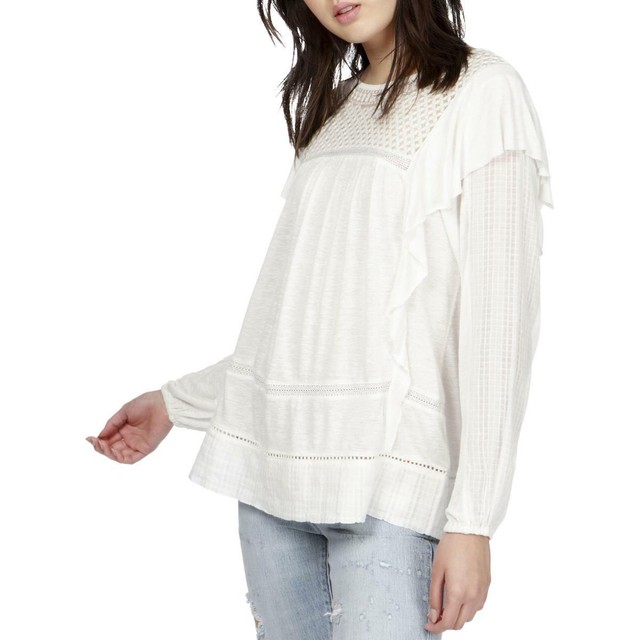 dressy white blouses with ruffles