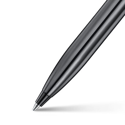 Sheaffer 100 Ballpoint Pen in Shiny Dark Grey Gunmetal with PVD