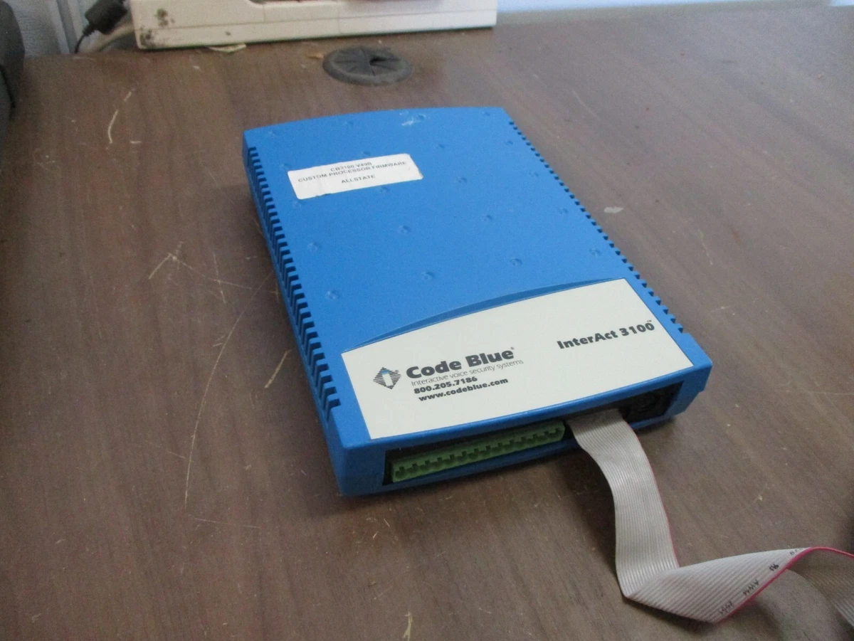 Code Blue InterAct 3100 Voice Intercom 16350-XXXX Used | eBay