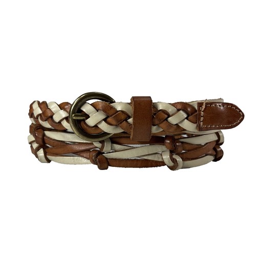 FOSSIL Collage Belt Fossil Belt Hippie Boho Floral Collage Studded Women Cloth  main image 3