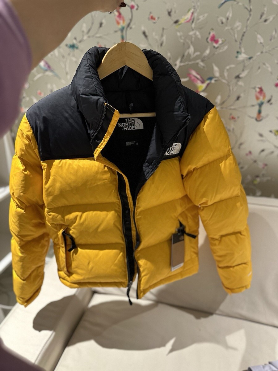 The North Face Retro 1996 W Nuptse puffer jacket in Summit Gold/Yellow BNWT  💛🖤