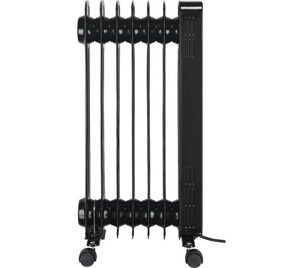 LOGIK L15DOR22 Portable Oil-Filled Radiator, Black - DAMAGED BOX | eBay