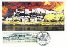 MAXIMAPHILIE / CARTE MAXIMUM PREMIER JOUR / INDRE ET LOIRE / CHINON 1993
