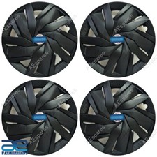 4 Pcs New Wheel Hub Caps Cover Plastic Black 12-15 For Cars Universal S2u 4 Pcs New Wheel Hub Caps Cover Plastic Black 12-15 For Cars Universal S2u