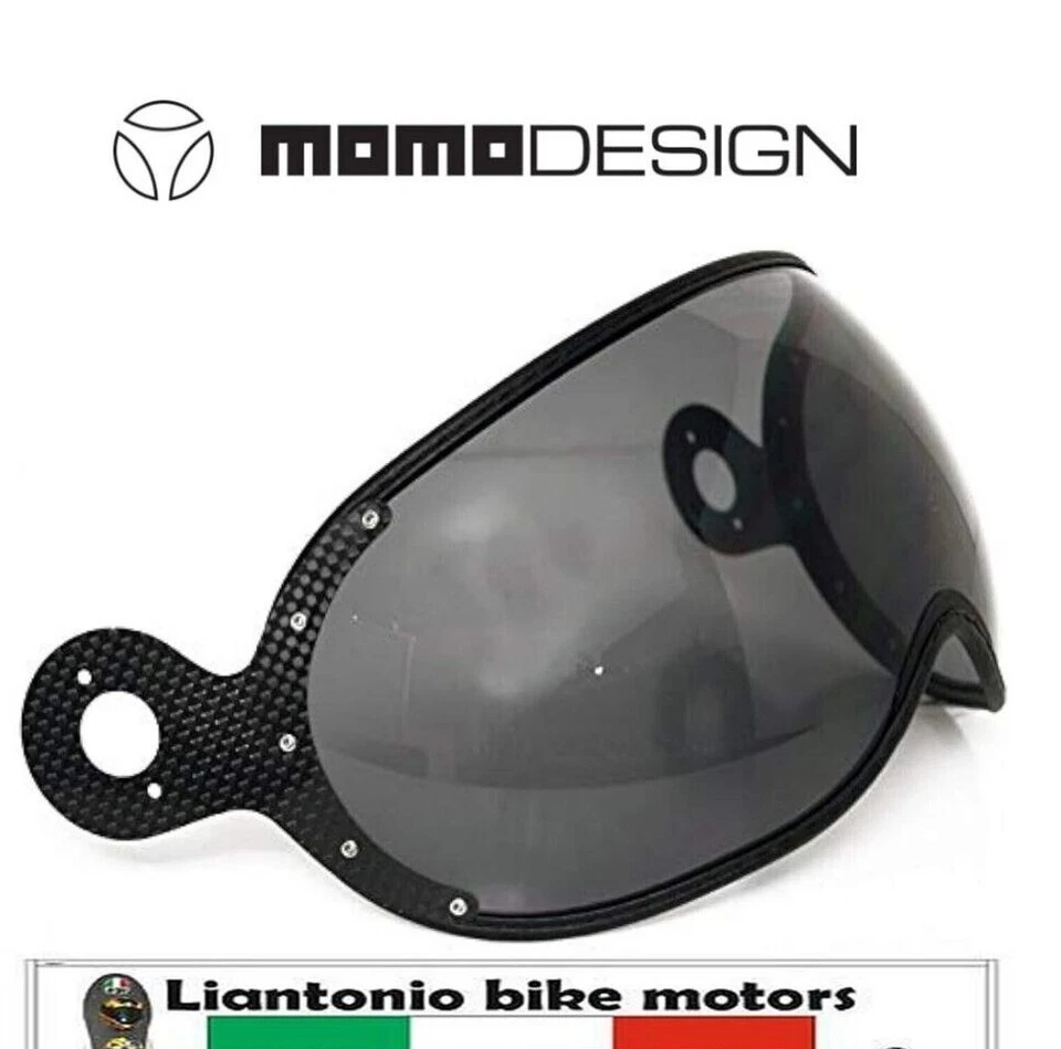 MOMODESIGN VISIERA CASCO MOMO DESIGN ORIGINALE FGTR CLASSIC/EVO FUME' MOMO E2206