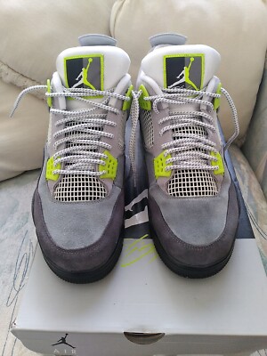 Nike Air Jordan 4 Retro SE Neon 95 CT5342-007 Men's Size 13 | eBay UK