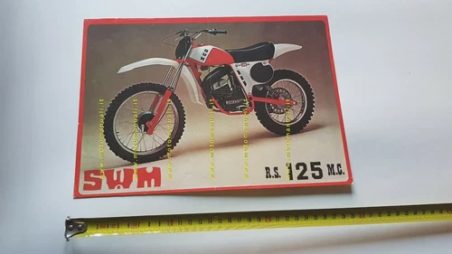 SWM RS 125 MC original motorcycle brochure brochure