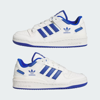 adidas Originals Z2667* Big Boys White/Blue Forum Low Casual Sneakers Size 5.5 M