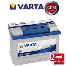BATTERIA AUTO VARTA E11 74Ah 680A BMW X5 (E70) 3.0 d 173KW DAL 02.07 AL 09.08