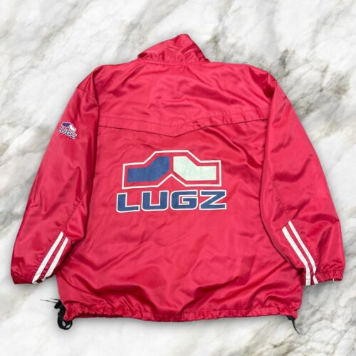 Pull veste vintage années 90 Y2K Lugz taille XXL demi-zip manteau lourd hip hop rap - Photo 1 sur 8