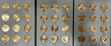 1964-2025 P&D UNCIRCULATED KENNEDY HALF DOLLAR SET (115 Coins) In New Folders