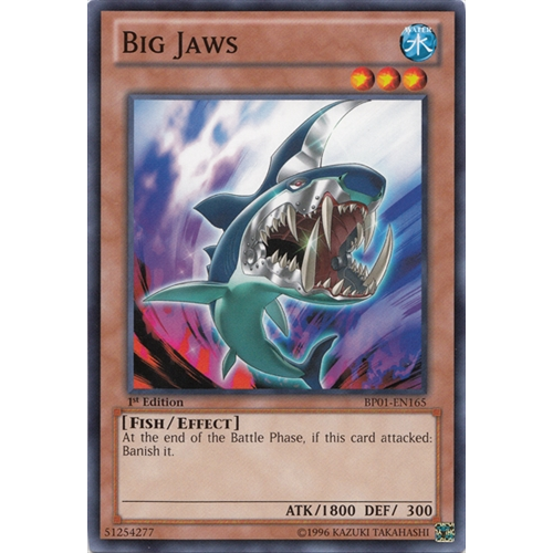 x3 Big Jaws - BP01-EN165 - Starfoil Rare - 1st Edition - Picture 1 of 1