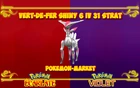 Pokemon Ecarlate / Pokemon Violet : Vert-de-fer ✨ shiny ✨ 6 IV 31 lvl 100