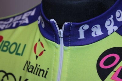 Maillot Cycliste Vintage Nalini – Jaune – Jolly Componibili Club 88 – Taille M – Italie