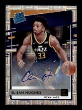 2020-21 Donruss #246 Elijah Hughes Rated Rookies Signatures Choice