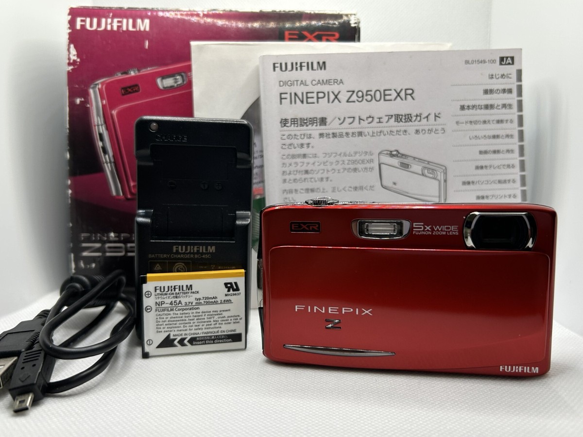 Mint in Box] Fujifilm Finepix Z950EXR Red 16.0MP Compact Digital