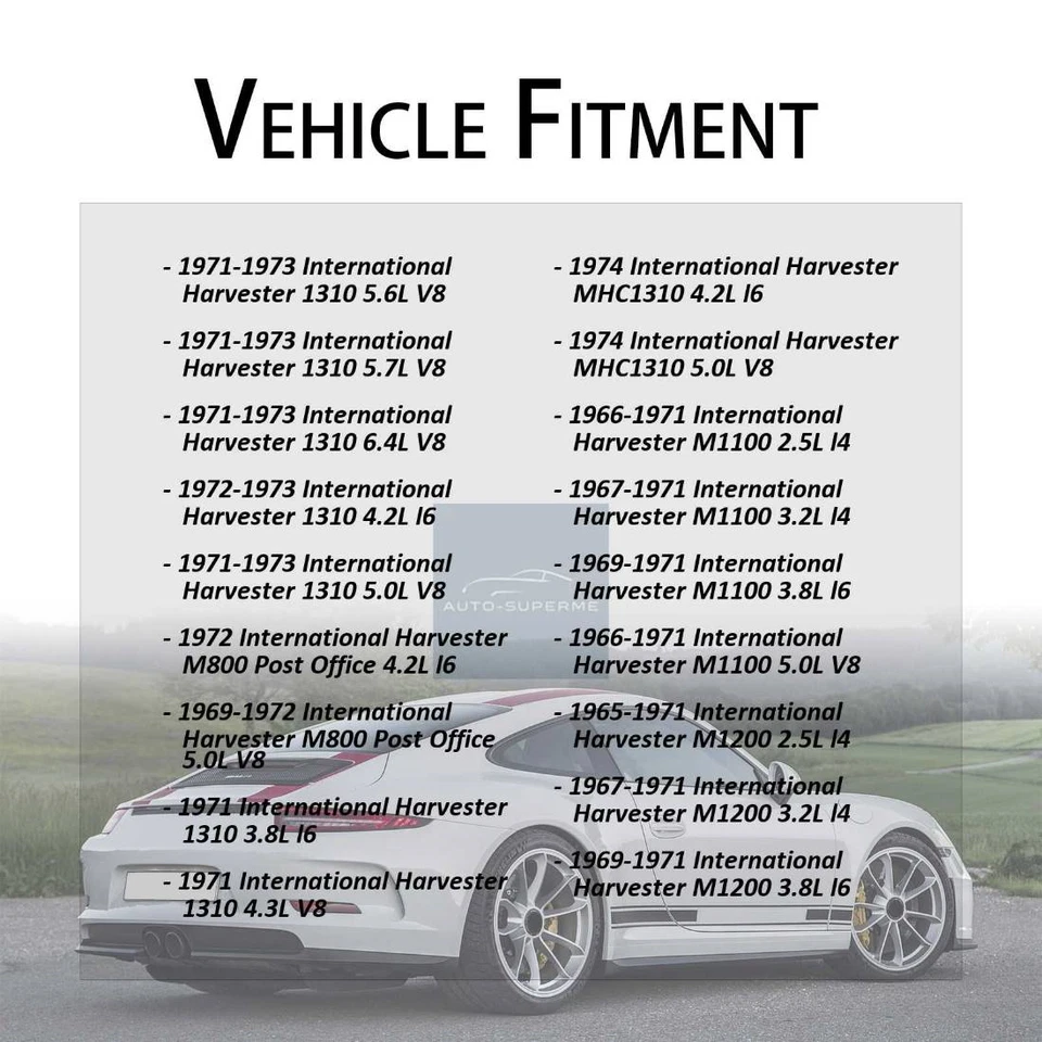 Línea de manguera de freno delantero 2x para International Harvester S102 1956 3,6 L Foto 2 de 4