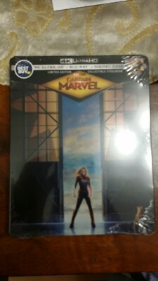 Captain Marvel - 4K Ultra HD + 2D Blu-ray Best Buy Steelbook Sehr Rare limitiert