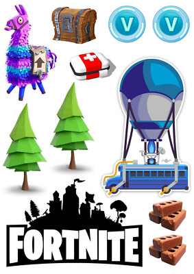 Fortnite Cake Toppers | Icing/Wafer Paper | Edible Print | eBay
