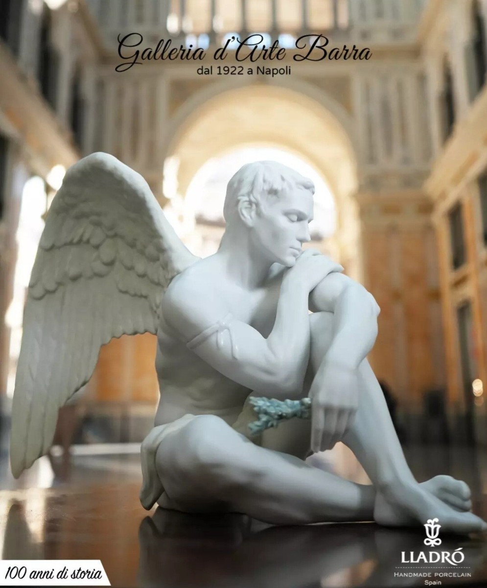 Lladró Porcelain. Guardian Angel Protector. In White Porcelain | eBay