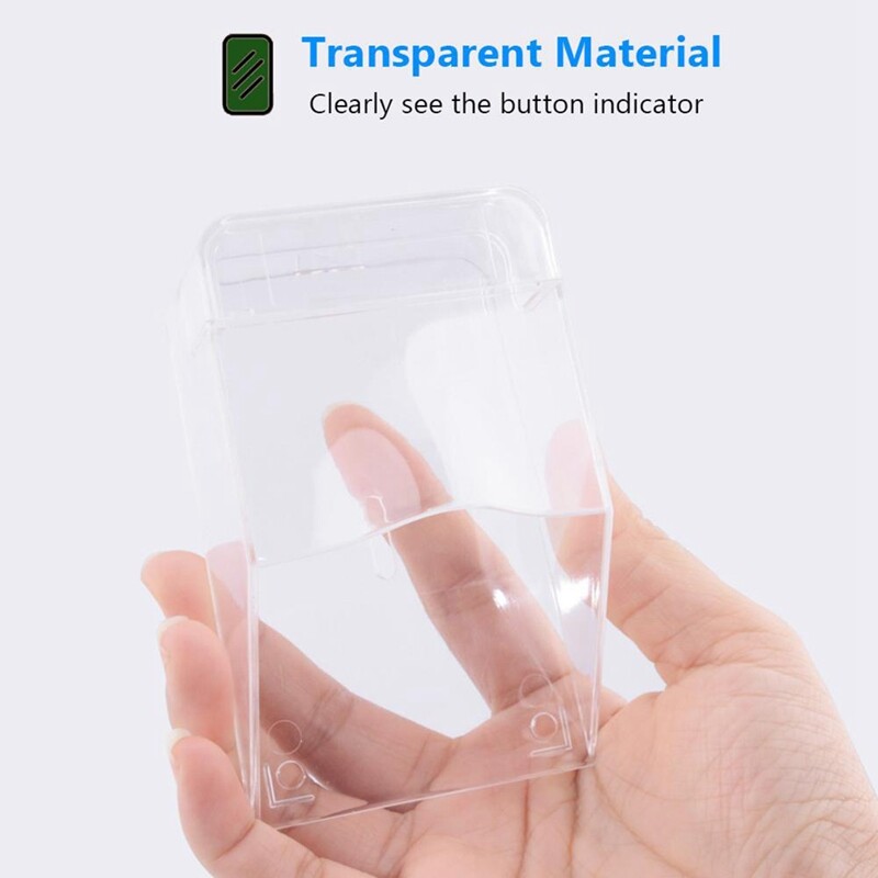 Transparent Plastic Cover for Door Bell Chime Button A5T85295