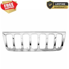 For 1999-2003 New Front Chrome Grille Shell Jeep Grand Cherokee Ch1200221