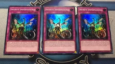 *** 3X INFINITE IMPERMANENCE 3X *** PLAYSET SUPER RARE RA01-EN075 YUGIOH!