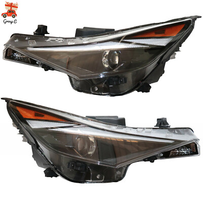 Fits Hyundai Elantra 2021 2022 1 Pair Right & Left Halogen LED Headlights OEM