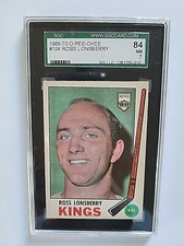 1969-70 Ross Lonsberry OPC O-PEE-CHEE #104 SGC 7 NM