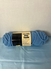 Extra Bulky ORLON SAYELLE Yarn 1016 MEDIUM BLUE 4 oz.
