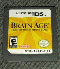 Brain Age: Train Your Brain in Minutes a Day  (Nintendo DS, 2006) CARTRIDGE ONLY