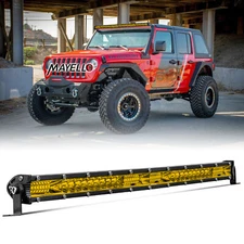 22 inch Slim Led Light Bar Spot Flood Combo Offroad UTV ATV Boat Truck DRL 20"