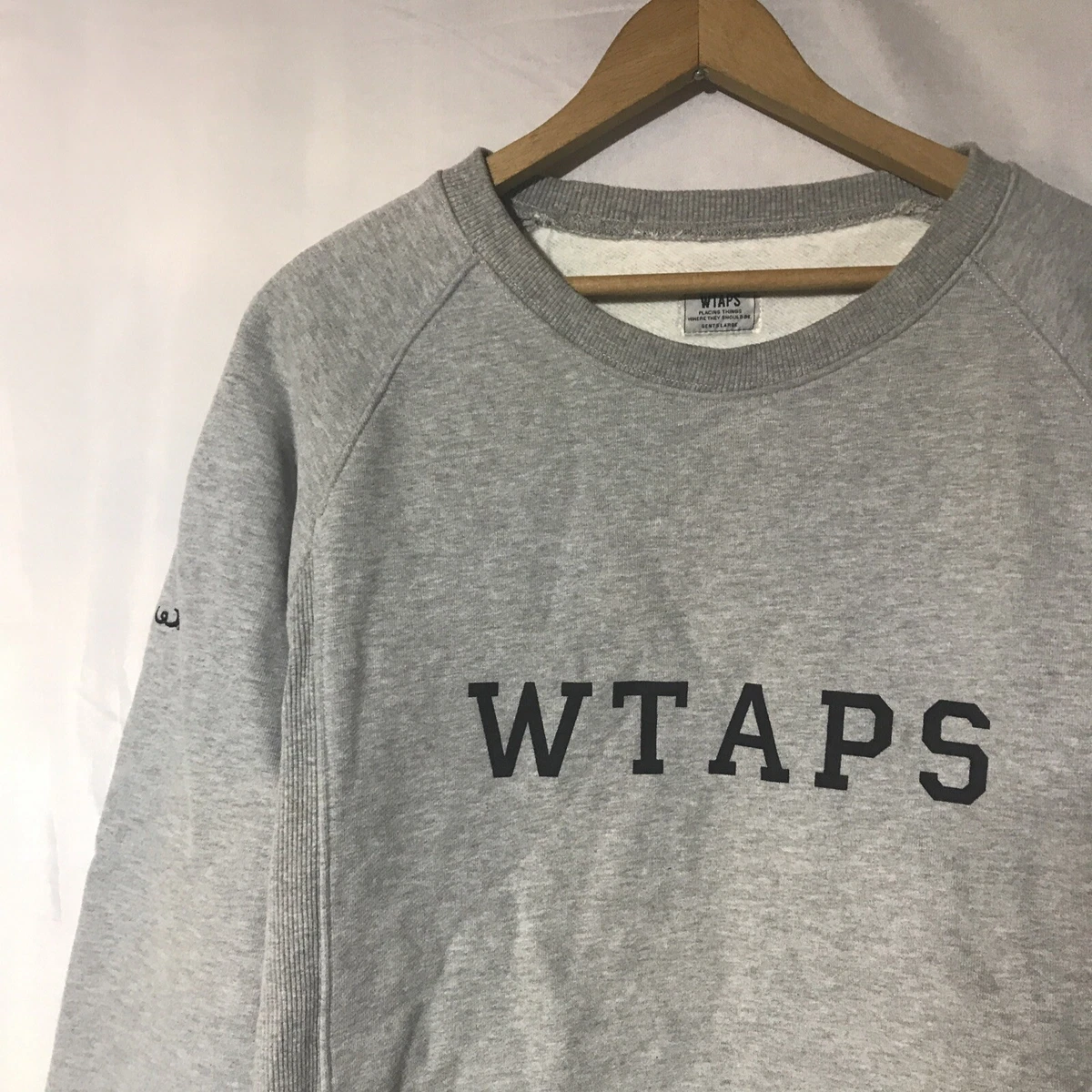 Wtaps Design Crewneck Sweatshirt Gray Size L