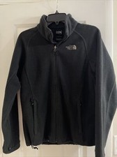 The North Face Women's Full Zip Black Fleece Jacket Size Medium