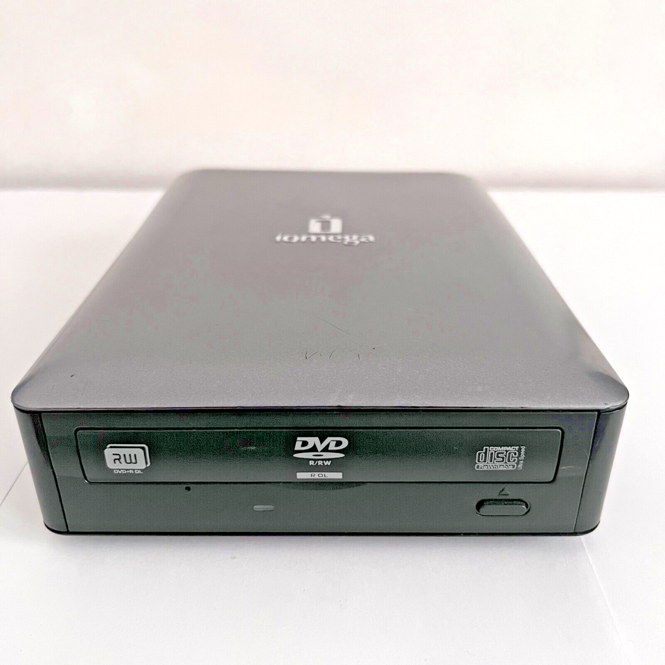 Iomega DVDRW16XU2 External USB Super DVD Writer Burner Player for