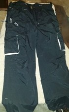 PULSE Cargo Ski Snow Board Waterproof Black Pants Youth XLarge