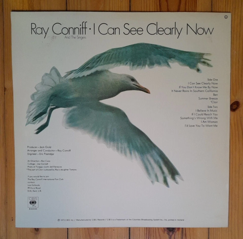 RAY CONNIFF I Can See Clearly Now LP +OIS | NM NM | 1970 Big Band Easy Listening - Bild 2 von 3