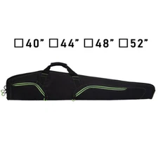 40" 44" 48" 52" Soft Rifle Case Tactical Black Scoped Gun Storage SoftPadded Bag