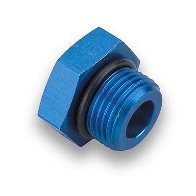 Earls Performance Aluminum -4 Male AN Port Plug O-Ring Seal Fitting 581404ERL