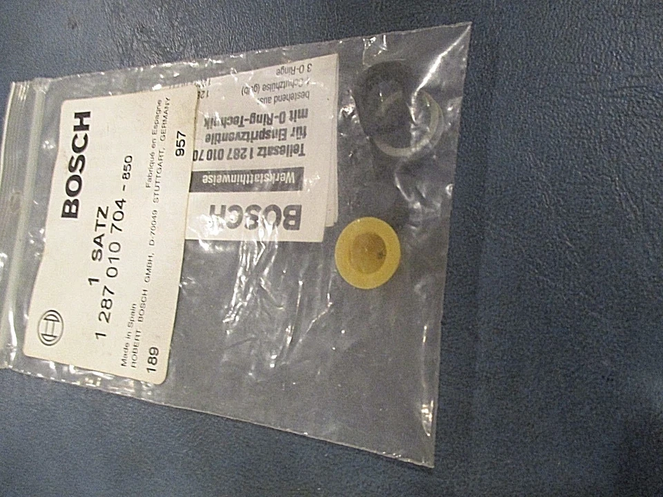 VW & VOLVO 1- KIT DE VEDAÇÃO INJETOR DE COMBUSTÍVEL, GOLF, JETTA, 240, 940, S90, 760, PASSAT, - Imagem 3 de 3