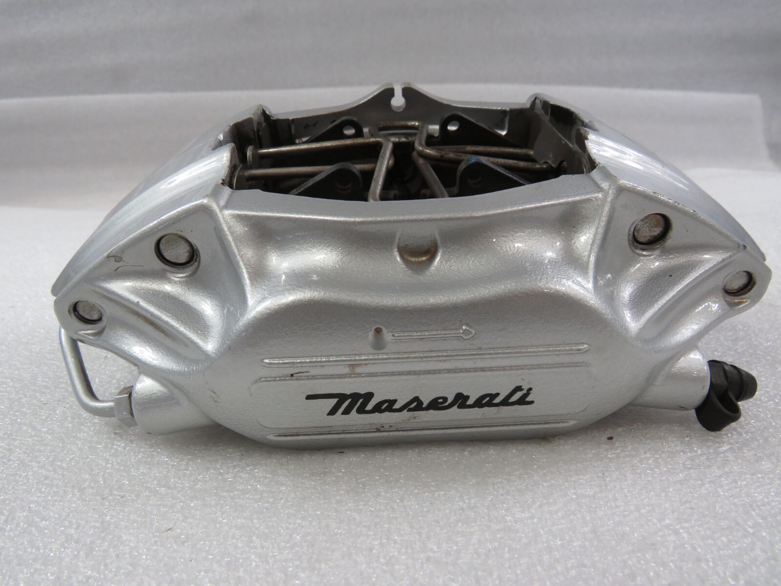 Maserati Coupe, Spyder, RH, Right Rear Brake Caliper, Silver, Used P/N 387201124
