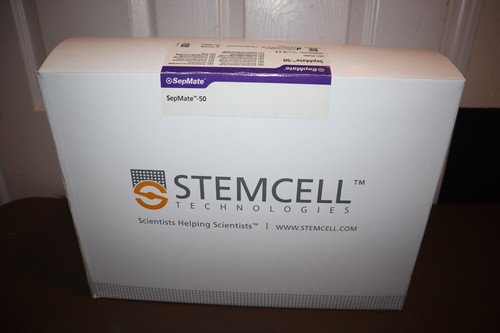NEU BOX MIT 100 - STAMMZELLTECHNOLOGIEN SEPMATE - 50 ZENTRIFUGENRÖHRCHEN 85450