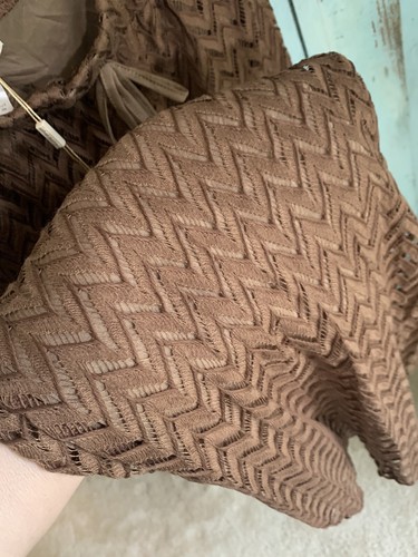 Urban Mangoz, Women's Pallazo Pants,Brown, Chevron, size M, NWT D4 - Picture 4 of 6
