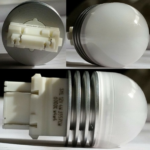 Sylvania ZEVO LED Light 3157C White 6000K Two Bulb Back Up Reverse Replace Fit - Picture 4 of 12